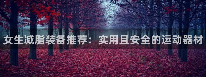 好博体育官方正版app官网：女生减脂装备推荐：实用且安全的运